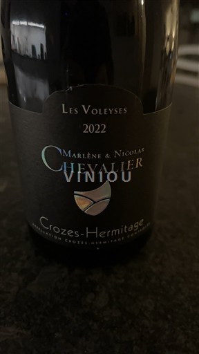 Rhône-dalen Crozes-Hermitage Marlène & Nicolas Chevalier Les Voleyses 2022