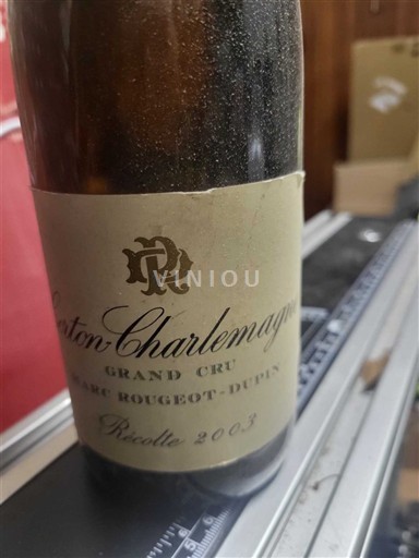 Burgundy Corton-Charlemagne Grand Cru Marc Rougeot-Dupin 2003