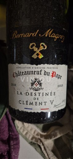 Rhône-dalen Châteauneuf-du-Pape Bernard Magrez La Destinée de Clément V 2018