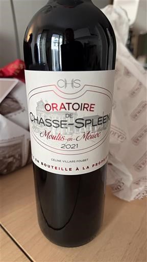Bordeaux Moulis-en-Médoc Oratoire de Chasse-Spleen 2021