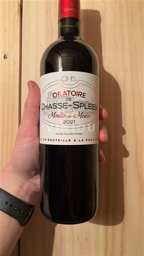 Bordeaux Moulis-en-Médoc Oratoire de Chasse-Spleen 2021