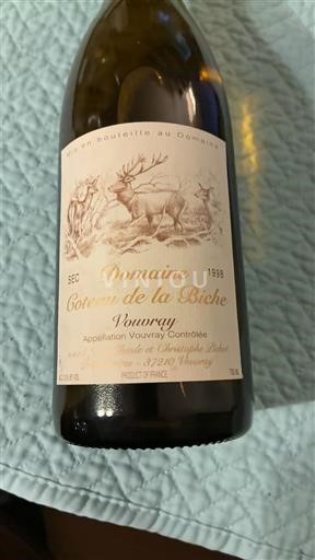 Loiren laakso Vouvray Domaine Coteau de la Biche 1998