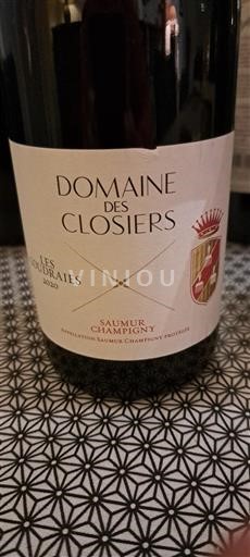 Loiren laakso Saumur-champigny Domaine S Closiers Les Coudraies 2020