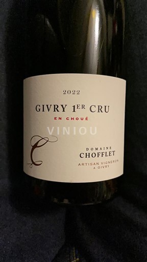 Borgogna Givry Premier Cru Domaine Chofflet En Choué 2022