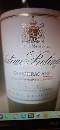 Sud-Ouest Bergerac Château Belingard 2003