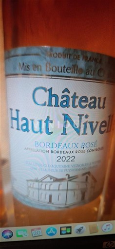 Bordeaux Bordeaux Rosé Château Haut Niveau 2022