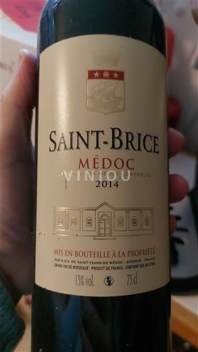 Bordeaux Médoc Saint-Brice 2014