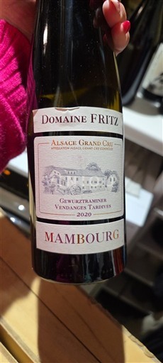 Alsace Alsace Grand Cru Grand Cru Domaine Fritz Mambourg 2020