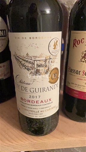 Bordeaux Château Guy de Guirande 2017