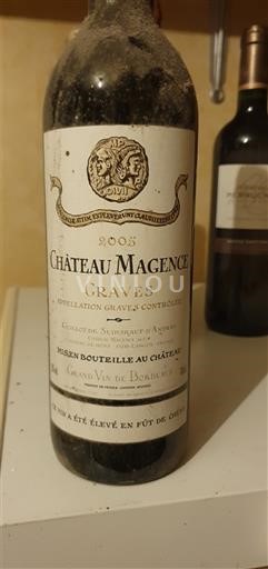 Bordeaux Graves Château Magence 2005