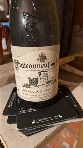 Rhône-dalen Châteauneuf-du-Pape Domaine Serguier 2015