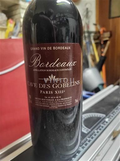 Bordeaux Cave des Gobelins Non Millésimé