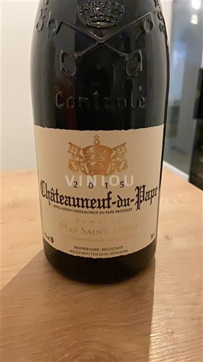 Rona dolina Châteauneuf-du-Pape Mas Saint Louis 2015