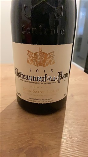 Rona dolina Châteauneuf-du-Pape Domaine Mas Saint Louis 2015