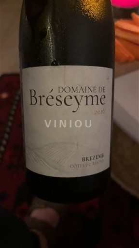 Alpi e Paesi Rodaniani Drôme Domaine Bréseyme 2016