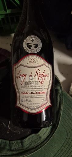 Loirevallei Bourgueil Nathalie et David Drusse Leroy de Restigné 2017