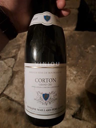 Burgundsko Corton Grand Cru Domaine Maillard Père & Fils 2015