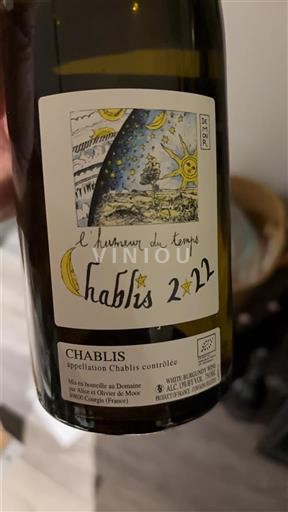Burgundsko Chablis Domaine Alice et Olivier De Moor L'humeur du temps 2022