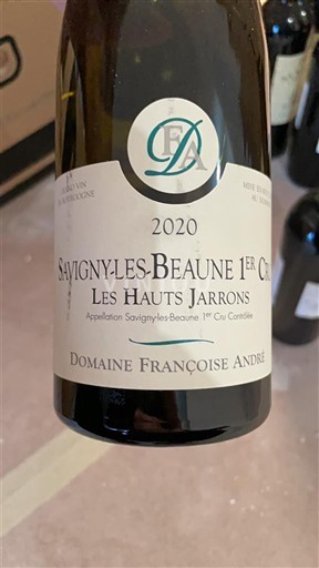 Borgogna Savigny-lès-Beaune Premier Cru Domaine Françoise André Les Hauts Jarrons 2020