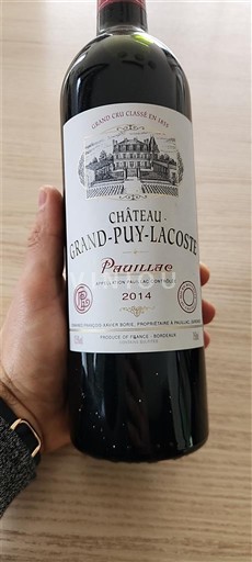 Bordeaux Pauillac Grand Cru Château Grand-Puy-Lacoste 2014