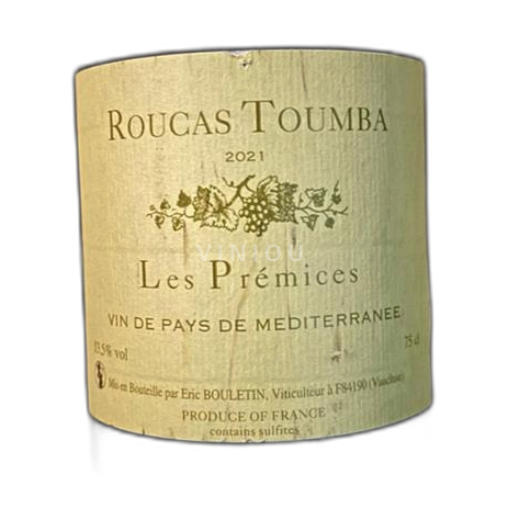 Provence, Lower Rhône Valley, Corsica Mediterranean ROUCAS TOUMBA Eric BOULETIN LES PREMICES 2021