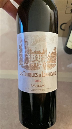 Bordeaux Pauillac Château Pichon Longueville Les Tourelles de Longueville 2005