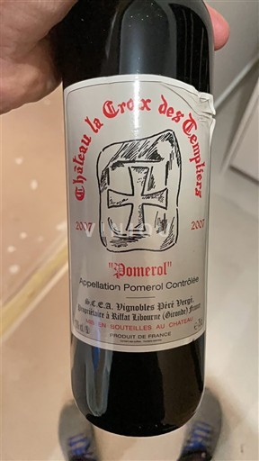 Bordeaux Pomerol Château La Croix des Templiers 2007