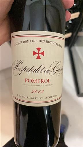 Bordeaux Pomerol Hospitalet de Gazin 2013