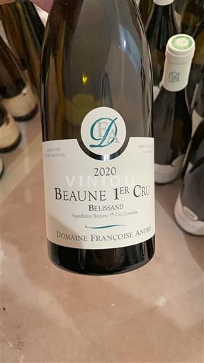 Weine Blanc demi-sec Belissand Domaine Françoise André 2020 Frankreich Burgund Beaune AOC Premier Cru