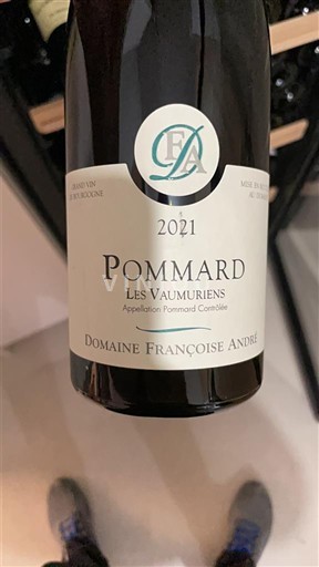 Borgogna Pommard Domaine Françoise André Les Vaumuriens 2021