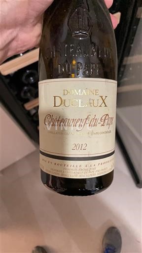 Rhônen laakso Châteauneuf-du-Pape Domaine Claux 2012