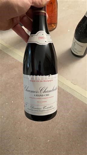 Burgundy Charmes-Chambertin Grand Cru Domaine Coillot 2001