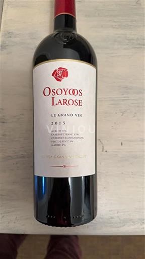 Columbia Británica Valle de Okanagan Osoyoos Larose Le Grand Vin 2015