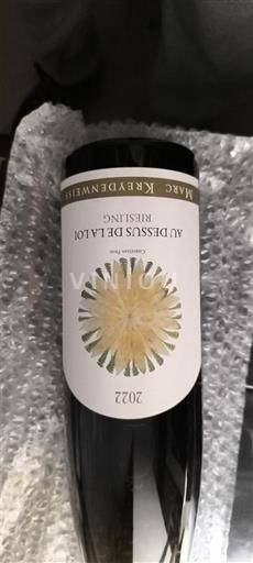Alsace Riesling Marc Kreydenweiss Au Dessus de Lalot 2022
