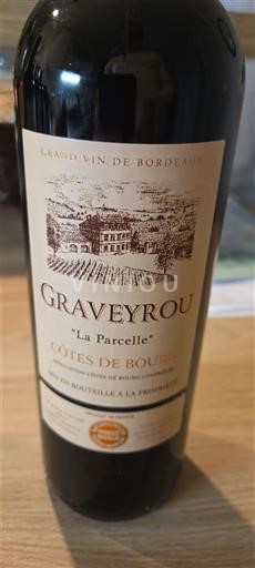 Burdeos Côtes-de-bourg Graveyrou La Parcelle Sin añada
