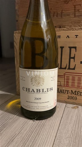 Burgundija Chablis Scea des cotes de vaubarousse 2009