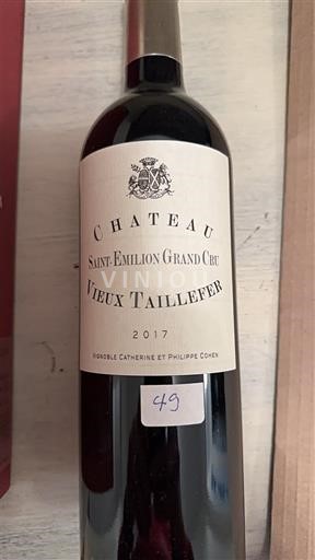 Bordeaux Saint-Émilion Grand Cru Grand Cru Château Vieux Taillefer 2017