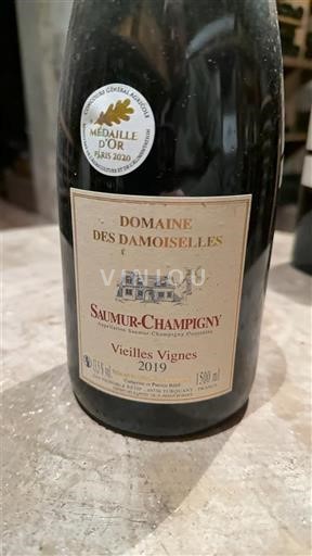 Loiren laakso Saumur-champigny Domaine S Damoiselles Vieilles Vignes 2019