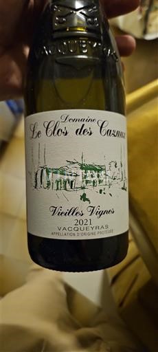 Rhônedalen Vacqueyras Domaine Le Clos des Cazaux Vieilles Vignes 2021