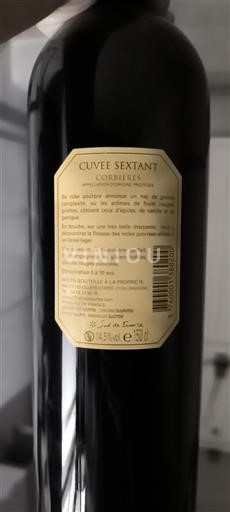 Languedoc Corbières Les Celliers d'Orfée Sextant 2019