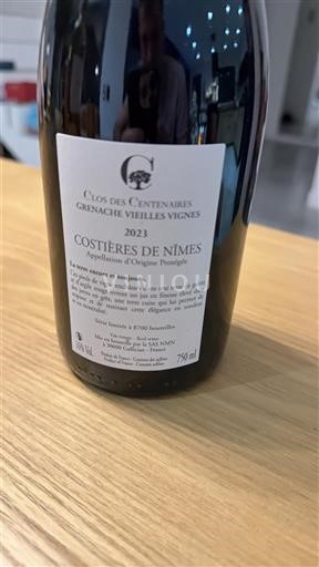 Rhône Valley Costières de Nîmes Clos des Centenaires Grenache Vieilles Vignes 2023