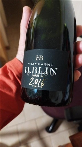 Champaña Champán Champagne H. Blin Vintage 2016
