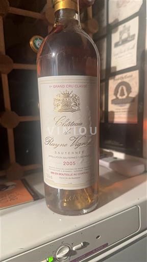 Bordeaux Sauternes Premier Cru Château Rayne Vigneau 2005