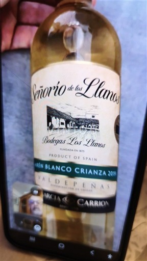 Castilla-La Mancha Valdepeñas Señorío de los Llanos Airén Blanco Crianza 2019