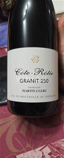 Rhônedalen Côte-rôtie Martin Clerc Granit 250 2023
