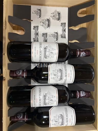 Bordeaux Saint-Julien Château Beychevelle Amiral de Beychevelle Ei vuosikertaa