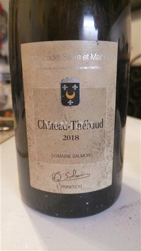 Loiren laakso Muscadet-sèvre-et-maine Domaine Salmon Château-Thébaud 2018