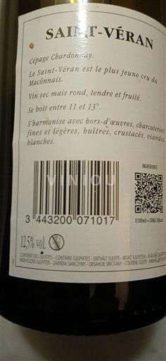 Bourgondië Saint-Véran Domaine Domaines Famille Picard 2023