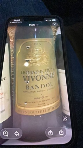 Provenza Bandol Domaine La Vivonne 1985