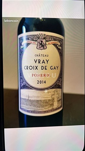 Bordeaux Pomerol Château Vray Croix de Gay 2014